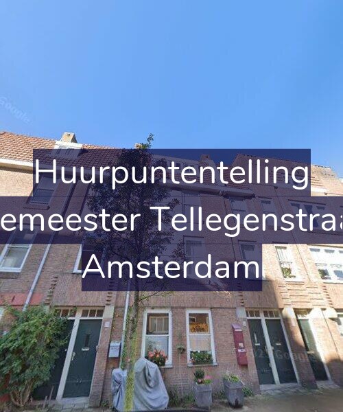 Foto gevel Huurpuntentelling voor Burgemeester Tellegenstraat 24, Amsterdam