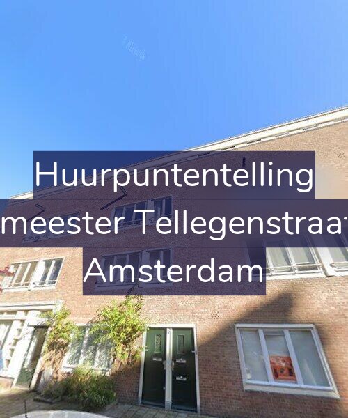Foto gevel Huurpuntentelling voor Burgemeester Tellegenstraat 21-1, Amsterdam