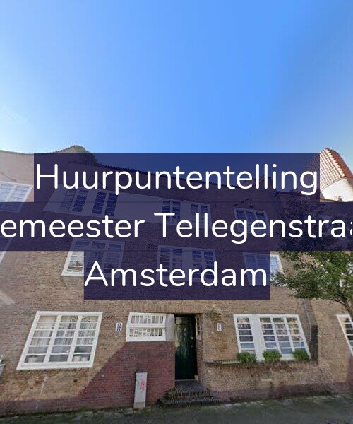Foto gevel Huurpuntentelling voor Burgemeester Tellegenstraat 84, Amsterdam
