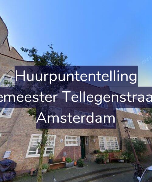 Foto gevel Huurpuntentelling voor Burgemeester Tellegenstraat 110, Amsterdam