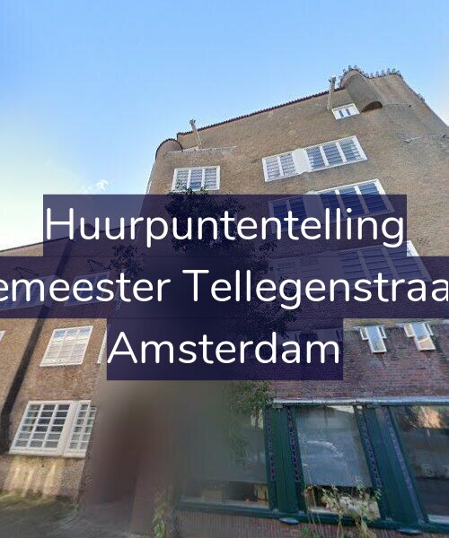 Foto gevel Huurpuntentelling voor Burgemeester Tellegenstraat 136, Amsterdam