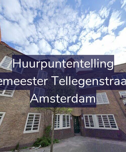 Foto gevel Huurpuntentelling voor Burgemeester Tellegenstraat 188, Amsterdam