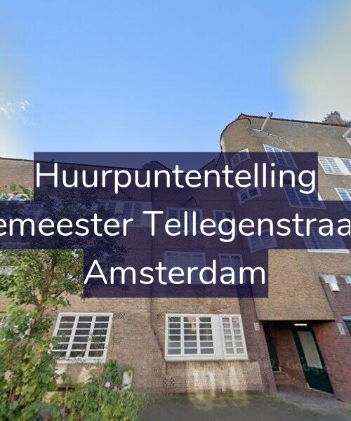 Foto gevel Huurpuntentelling voor Burgemeester Tellegenstraat 144, Amsterdam