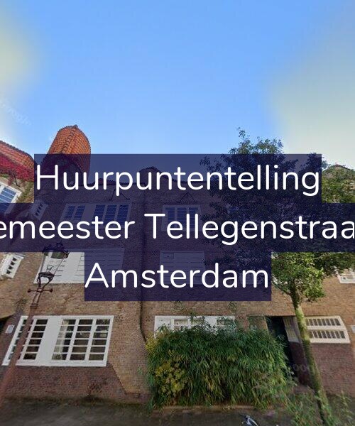 Foto gevel Huurpuntentelling voor Burgemeester Tellegenstraat 178, Amsterdam