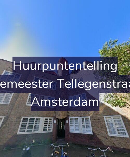 Foto gevel Huurpuntentelling voor Burgemeester Tellegenstraat 70, Amsterdam