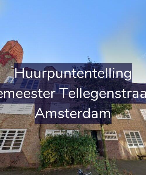 Foto gevel Huurpuntentelling voor Burgemeester Tellegenstraat 176, Amsterdam