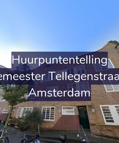 Foto gevel Huurpuntentelling voor Burgemeester Tellegenstraat 100, Amsterdam