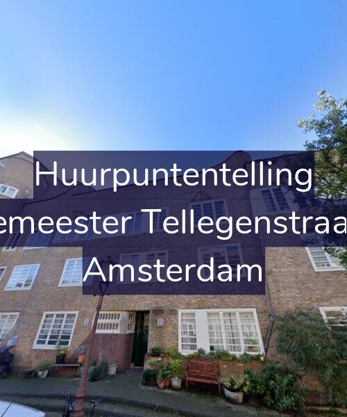 Foto gevel Huurpuntentelling voor Burgemeester Tellegenstraat 108, Amsterdam