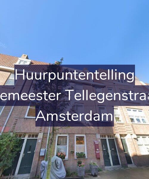Foto gevel Huurpuntentelling voor Burgemeester Tellegenstraat 20, Amsterdam