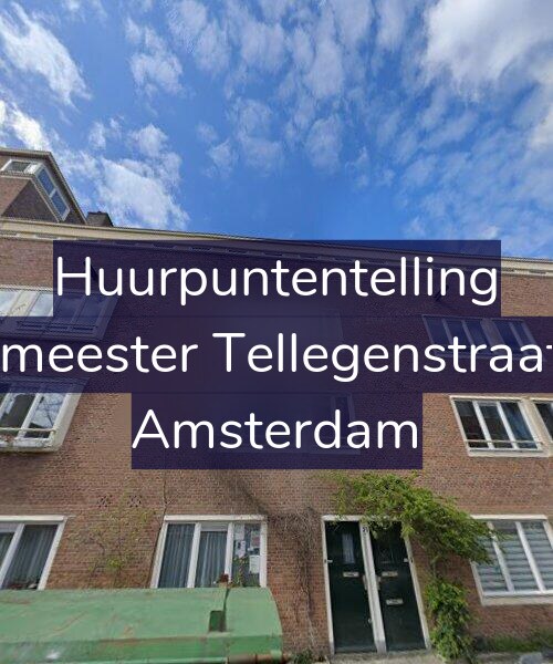 Foto gevel Huurpuntentelling voor Burgemeester Tellegenstraat 51-1, Amsterdam