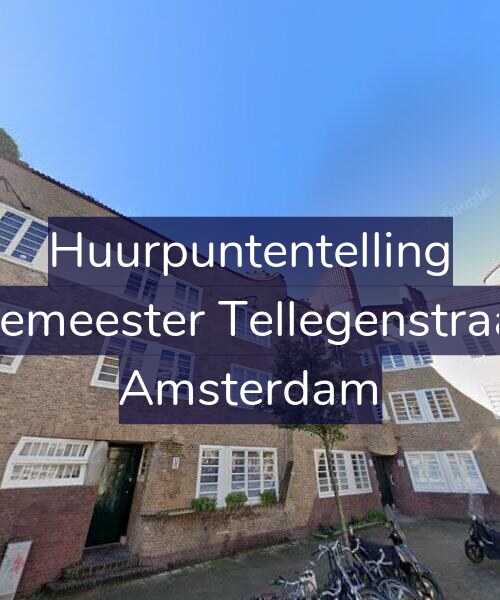 Foto gevel Huurpuntentelling voor Burgemeester Tellegenstraat 80, Amsterdam
