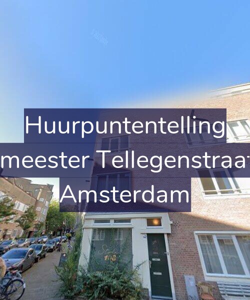 Foto gevel Huurpuntentelling voor Burgemeester Tellegenstraat 43-2, Amsterdam