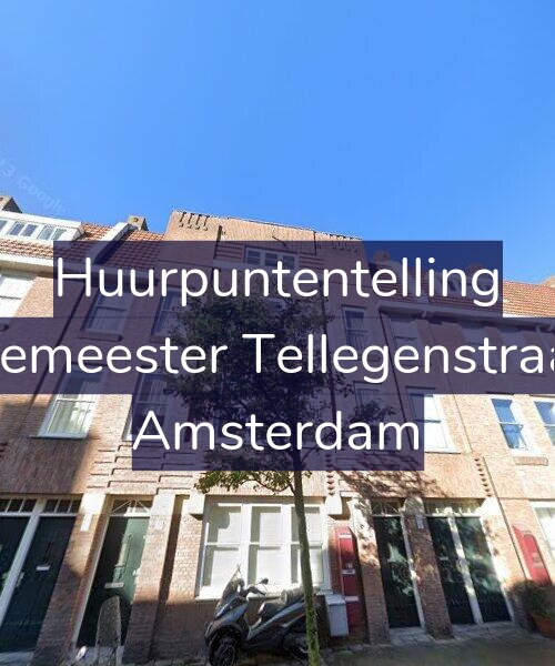 Foto gevel Huurpuntentelling voor Burgemeester Tellegenstraat 18, Amsterdam