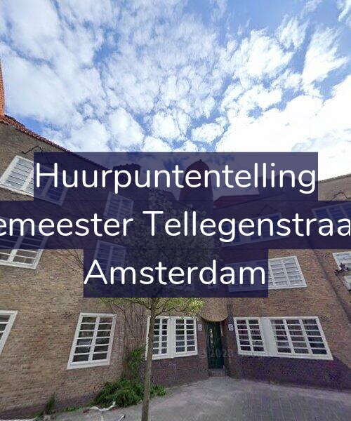 Foto gevel Huurpuntentelling voor Burgemeester Tellegenstraat 192, Amsterdam