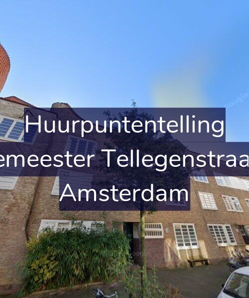 Foto gevel Huurpuntentelling voor Burgemeester Tellegenstraat 174, Amsterdam