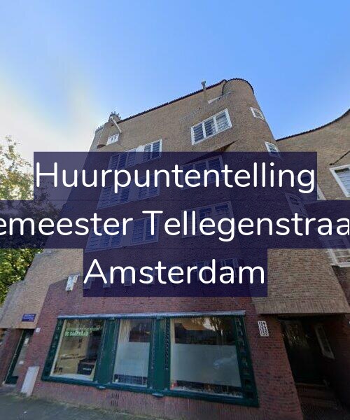 Foto gevel Huurpuntentelling voor Burgemeester Tellegenstraat 126, Amsterdam