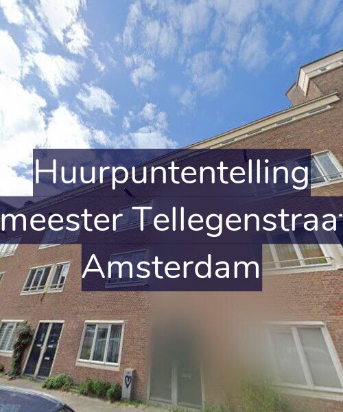 Foto gevel Huurpuntentelling voor Burgemeester Tellegenstraat 55-1, Amsterdam