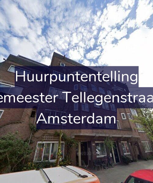 Foto gevel Huurpuntentelling voor Burgemeester Tellegenstraat 218, Amsterdam