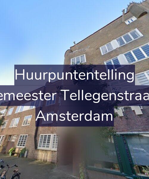 Foto gevel Huurpuntentelling voor Burgemeester Tellegenstraat 138, Amsterdam