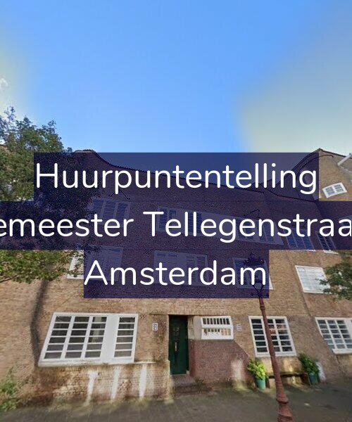 Foto gevel Huurpuntentelling voor Burgemeester Tellegenstraat 150, Amsterdam