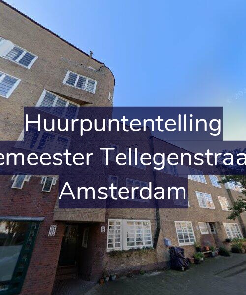 Foto gevel Huurpuntentelling voor Burgemeester Tellegenstraat 118, Amsterdam