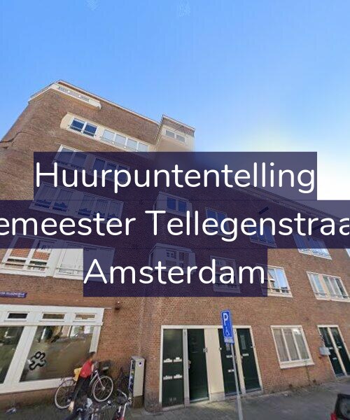 Foto gevel Huurpuntentelling voor Burgemeester Tellegenstraat 1-2, Amsterdam
