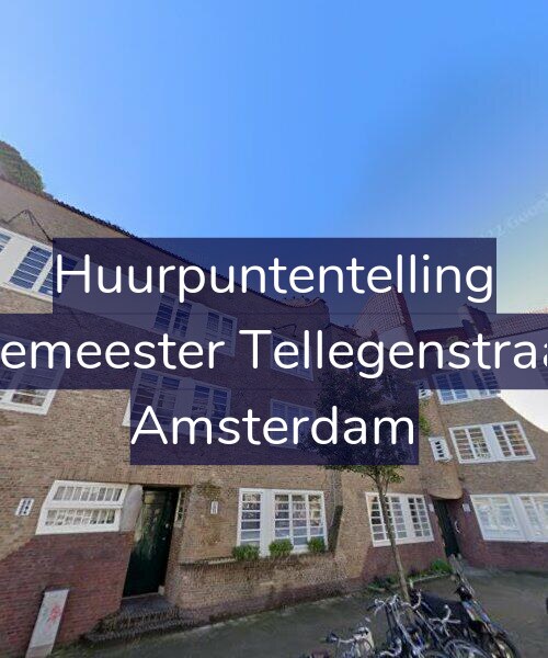 Foto gevel Huurpuntentelling voor Burgemeester Tellegenstraat 78, Amsterdam