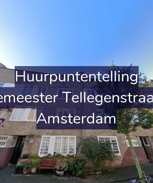 Foto gevel Huurpuntentelling voor Burgemeester Tellegenstraat 104, Amsterdam