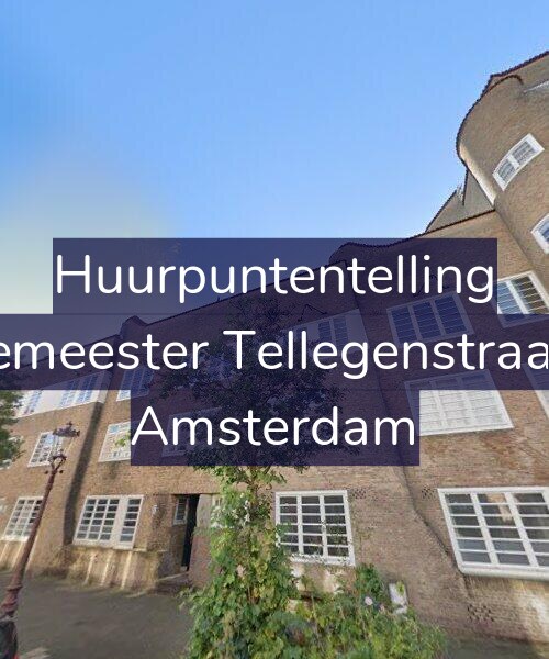 Foto gevel Huurpuntentelling voor Burgemeester Tellegenstraat 148, Amsterdam