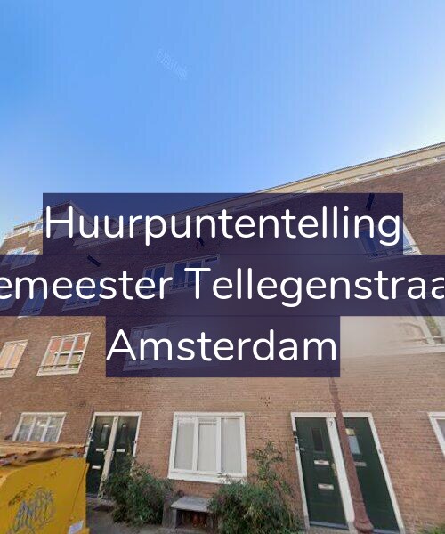Foto gevel Huurpuntentelling voor Burgemeester Tellegenstraat 5-1, Amsterdam