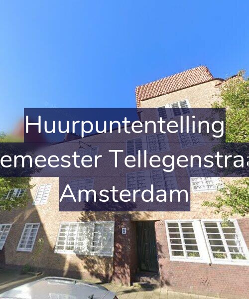 Foto gevel Huurpuntentelling voor Burgemeester Tellegenstraat 62, Amsterdam