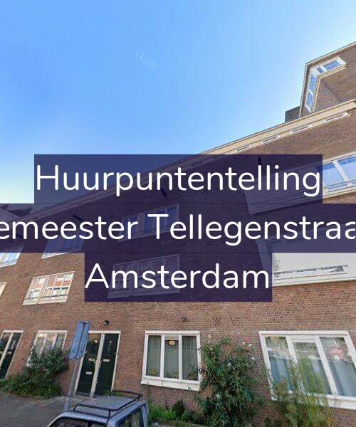 Foto gevel Huurpuntentelling voor Burgemeester Tellegenstraat 9-1, Amsterdam