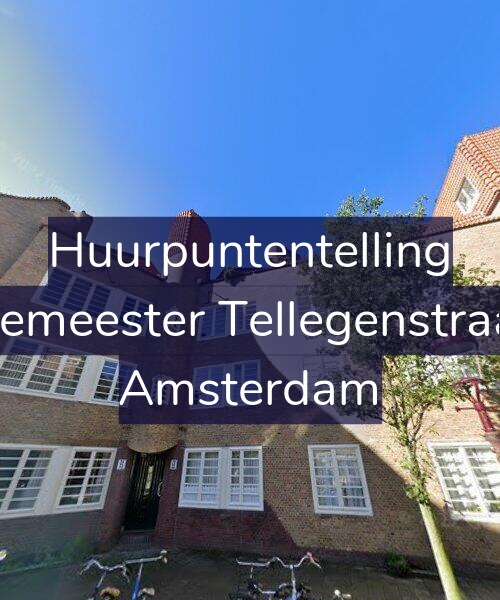 Foto gevel Huurpuntentelling voor Burgemeester Tellegenstraat 66, Amsterdam