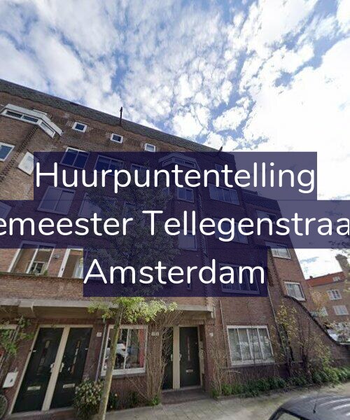 Foto gevel Huurpuntentelling voor Burgemeester Tellegenstraat 206, Amsterdam