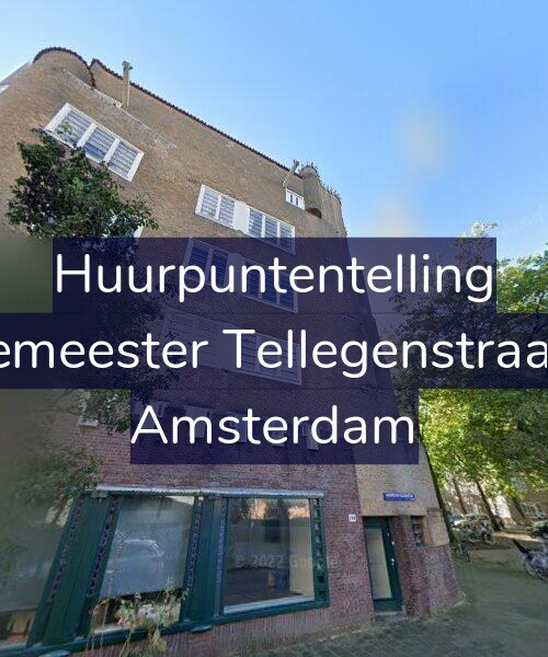 Foto gevel Huurpuntentelling voor Burgemeester Tellegenstraat 130, Amsterdam