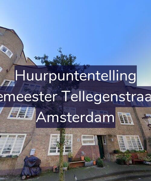 Foto gevel Huurpuntentelling voor Burgemeester Tellegenstraat 112, Amsterdam