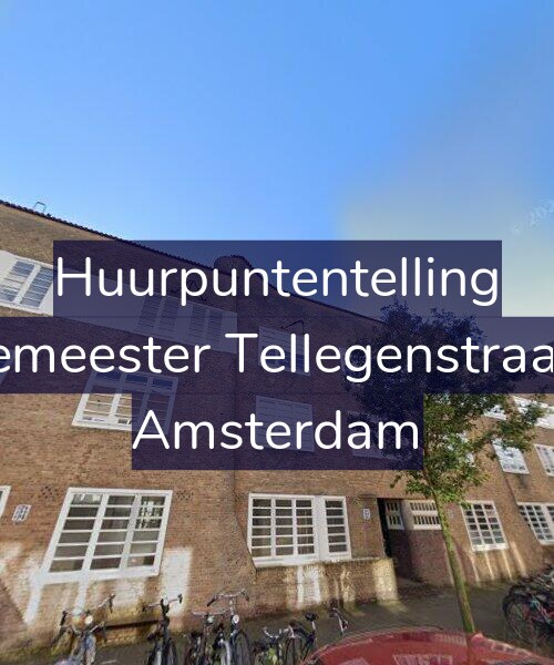 Foto gevel Huurpuntentelling voor Burgemeester Tellegenstraat 166, Amsterdam