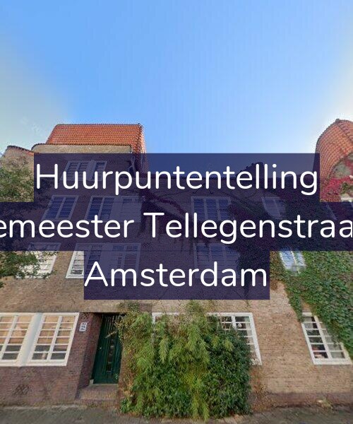 Foto gevel Huurpuntentelling voor Burgemeester Tellegenstraat 196, Amsterdam