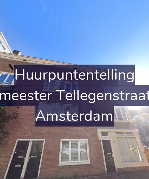 Foto gevel Huurpuntentelling voor Burgemeester Tellegenstraat 15-H, Amsterdam