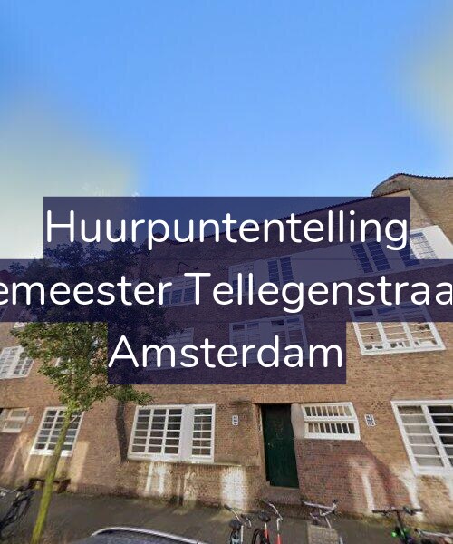 Foto gevel Huurpuntentelling voor Burgemeester Tellegenstraat 164, Amsterdam