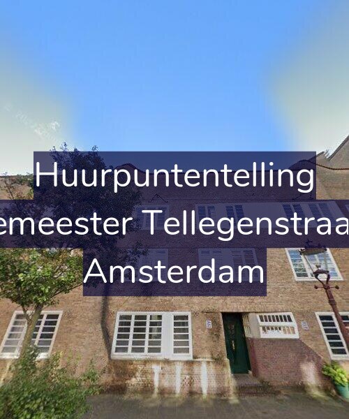 Foto gevel Huurpuntentelling voor Burgemeester Tellegenstraat 156, Amsterdam