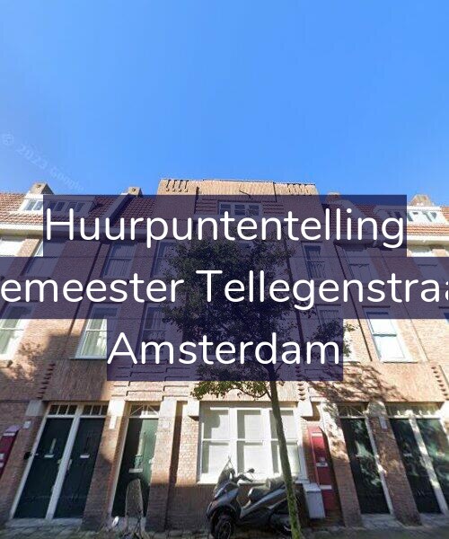 Foto gevel Huurpuntentelling voor Burgemeester Tellegenstraat 16, Amsterdam