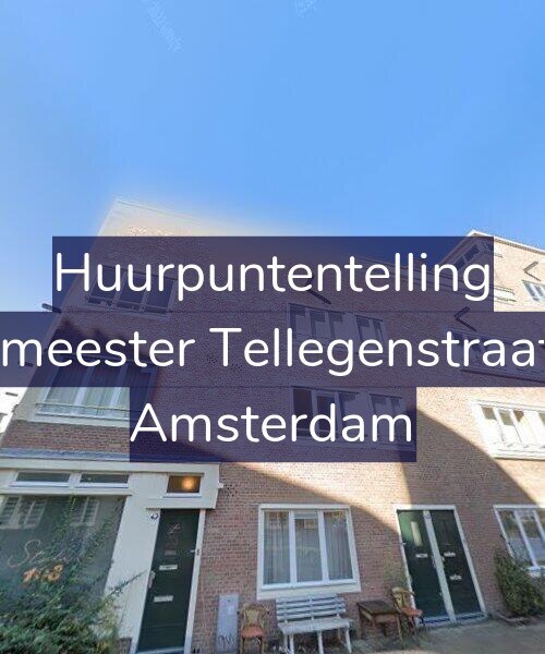 Foto gevel Huurpuntentelling voor Burgemeester Tellegenstraat 45-1, Amsterdam