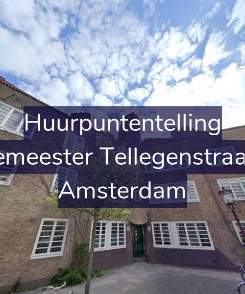Foto gevel Huurpuntentelling voor Burgemeester Tellegenstraat 190, Amsterdam