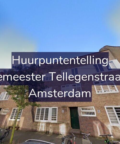 Foto gevel Huurpuntentelling voor Burgemeester Tellegenstraat 168, Amsterdam