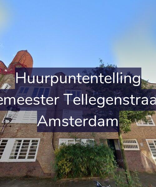 Foto gevel Huurpuntentelling voor Burgemeester Tellegenstraat 180, Amsterdam
