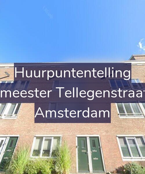 Foto gevel Huurpuntentelling voor Burgemeester Tellegenstraat 25-1, Amsterdam