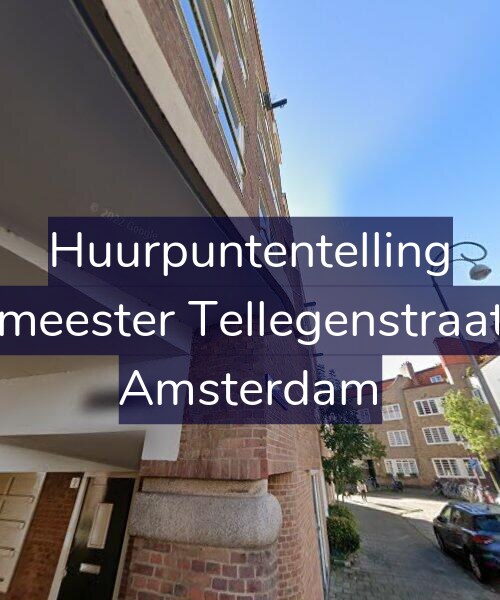 Foto gevel Huurpuntentelling voor Burgemeester Tellegenstraat 13-H, Amsterdam