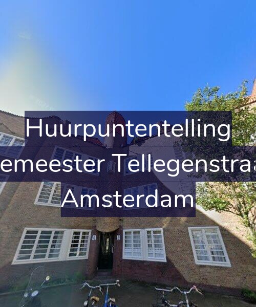 Foto gevel Huurpuntentelling voor Burgemeester Tellegenstraat 76, Amsterdam