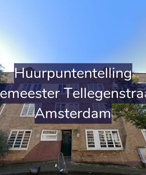 Foto gevel Huurpuntentelling voor Burgemeester Tellegenstraat 96, Amsterdam